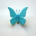 Broche vlinder blauw