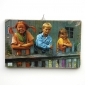 Schilderij Pippi, Tommy, Amika