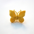 Broche vlinder geel