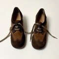 Suede vintage schoenen