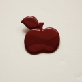 Broche appel rood