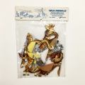 Wild animals vintage paper toy