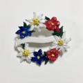 Vintage broche edelweiss